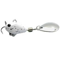 Тейл-спиннер UF Studio Hurricane 42 42 гр 87 мм White Glitter   H42Wg — цена и наличие в каталоге
