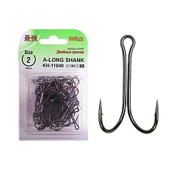 Крючок Двойной Saikyo KH-11040 Long Shank №2 50 шт BN   KH-11040-2-50 — цена и наличие в каталоге