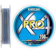 Плетеный шнур Duel PE Hardcore X4 Pro 200 м  PE # 0,6 5Color 0,13 мм   H3925 — варианты, разновидности модели