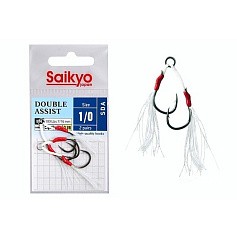 Крючок Ассист Saikyo Double Assist Sda №1/0 2 шт GLOW   SDA-1/0-2 — цена и наличие в каталоге
