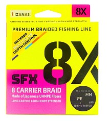 Плетеный шнур Sufix SFX 8X 135 м  PE # 0,8 Разноцветная 0,148 мм   SFX8B148M150 — цена и наличие в каталоге