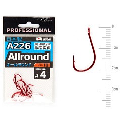 Крючок Одинарный Cobra Pro Allround A226 №4 10 шт    A226-004 — цена и наличие в каталоге