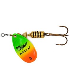Вращающаяся Блесна Mepps Aglia Fluo №3 6,5 гр Tiger   af-3-t — цена и наличие в каталоге