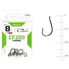 Крючок Одинарный Cobra Feeder Specialist CF203 №8 10 шт    CF203-008 — цена и наличие в каталоге