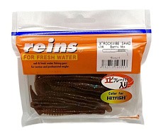 Силиконовая приманка Reins Rockvibe Shad 3 75 мм 12 шт L08-Berry Mix   RSH3-L08 — цена и наличие в каталоге