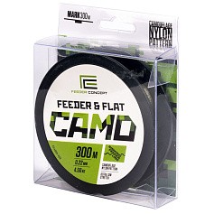 Леска монофильная Feeder Concept Feeder&Flat Camo 300 м 0,22 мм Camo   FC4005-022 — цена и наличие в каталоге