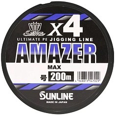 Плетеный шнур Sunline Amazer X4 200 м  PE # 0,8  0,128 мм — цена и наличие в каталоге