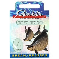 Поводок Gamakatsu Booklet BR. Feeder 1810B 100 см  0,16 мм  10 шт №10  140148-010-016 — варианты, разновидности модели