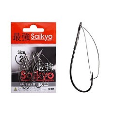 Крючок Одинарный Saikyo KH-12001 №2 10 шт BN   KH-12001BN2-10 — цена и наличие в каталоге