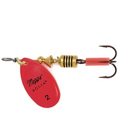 Вращающаяся Блесна Mepps Aglia Fluo №2 4,5 гр Rouge   af-2-r — цена и наличие в каталоге