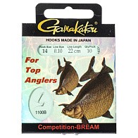 Поводок Gamakatsu Booklet Bream Com 1100B 22 см  0,1 мм  10 шт №14  140203-014-010 — варианты, разновидности модели