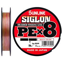 Плетеный шнур Sunline Siglon PE X8 200 м  PE # 1,2 Multicolor 5C 0,187 мм — цена и наличие в каталоге