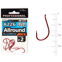Крючок Одинарный Cobra Pro Allround A226 №2 8 шт    A226-002 — цена и наличие в каталоге