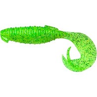 Силиконовая приманка Keitech Flapper Grub 4 101 мм 7 шт 424 Lime Chartreuse — варианты, разновидности модели