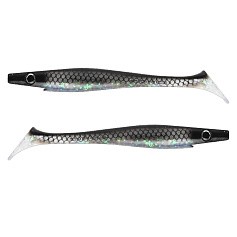 Силиконовая приманка Strike Pro Pig Shad Tournament 180 мм 2 шт Midnight Shiner   SP-172M#150 — цена и наличие в каталоге