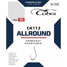 Крючок Одинарный Cobra Allround AJI CA112 №6 10 шт    CA112-006 — цена и наличие в каталоге