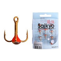 Крючок Тройной Ecopro Saikyo С глазом №14 10 шт G   EP-TGG10-14G — варианты, разновидности модели