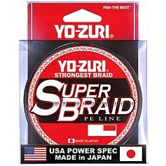 Плетеный шнур Yo-Zuri PE Superbraid 275 м  PE # 99,99 Blue 0,23 мм   R1266-B — цена и наличие в каталоге