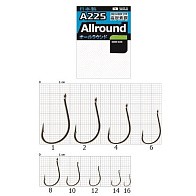 Крючок Одинарный Cobra Pro Allround A225 №14 10 шт    A225-014 — варианты, разновидности модели