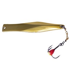 Зимняя Блесна Lucky John Kalomies 13 гр 75 мм GC С цепочкой и тройником  LJK75-GC — цена и наличие в каталоге