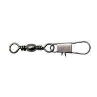 Вертлюг с застежкой Lucky John Barrel And Interlock №010 7 шт Black Pro Series  LJP5103-010 — варианты, разновидности модели