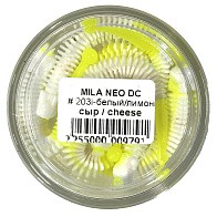 Силиконовая приманка Boroda Baits Mila NEO 70 мм 8 шт 203i Белый/Лимон   MILNEO-203i — варианты, разновидности модели