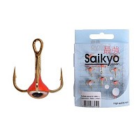 Крючок Тройной Ecopro Saikyo С глазом №12 10 шт G   EP-TGG10-12G — варианты, разновидности модели
