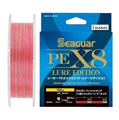 Плетеный шнур Seaguar Lure Edition PE X8 150 м  PE # 1,2 Passion Pink 0,185 мм — цена и наличие в каталоге