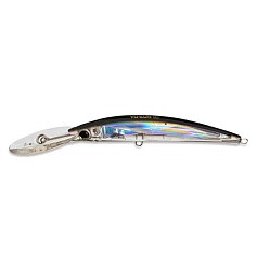 Воблер Yo-Zuri Crystal 3D Minnow Deep Diver 130F C4 Silver Black 24 гр   F1153-C4 — цена и наличие в каталоге