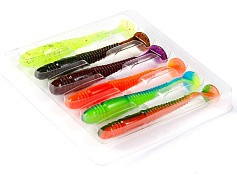 Силиконовая приманка Lucky John Tioga 3.4in 86 мм 6 шт MIX1 Pro Series  140127-MIX1 — цена и наличие в каталоге