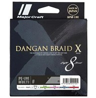 Плетеный шнур Major Craft Dangan Braid X PE X8 300 м  PE # 4 Мультиколор 0,28 мм   DBX8-300/4MC — варианты, разновидности модели