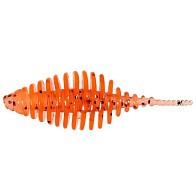 Силиконовая приманка ZUB Pollywog 40 мм 12 шт 250 морковный с блестками   LVR011 — варианты, разновидности модели