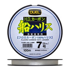 Флюорокарбон Duel H.D. Carbon Fune Leader Fluorocarbon 100% 100 м 0,435 мм    H960 — цена и наличие в каталоге