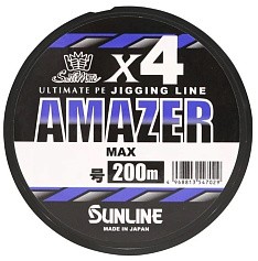 Плетеный шнур Sunline Amazer X4 200 м  PE # 1,2  0,185 мм — цена и наличие в каталоге