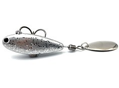 Тейл-спиннер UF Studio Hurricane 32 32 гр 80 мм Silver Glitter   H32Sg — цена и наличие в каталоге