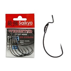 Крючок Офсетный Saikyo BS-2332 Weighted №3/0 5 шт BN   BS-2332BN3/0-5 — цена и наличие в каталоге