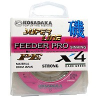 Плетеный шнур Kosadaka Super Line PE X4 Feeder Pro 150 м Dark Green 0,14 мм   BSLX4S-150-DG-014 — варианты, разновидности модели