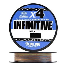 Плетеный шнур Sunline Infinitive X4 200 м  PE # 3 Multi Color 0,285 мм — цена и наличие в каталоге