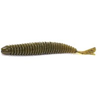 Силиконовая приманка Bait Breath U30 Fish Tail Ringer 3.5 89 мм 7 шт 160 Mud Green Pumpkin/Seed — варианты, разновидности модели