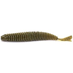 Силиконовая приманка Bait Breath U30 Fish Tail Ringer 3.5 89 мм 7 шт 160 Mud Green Pumpkin/Seed — цена и наличие в каталоге