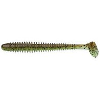 Силиконовая приманка Keitech Swing Impact 2.5 63 мм 10 шт #401 Green Pumpkin/Chartreuse   Swing Impact 2.5" #401 — варианты, разновидности модели