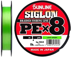 Плетеный шнур Sunline Siglon PE X8 300 м  PE # 6 Light Green 0,418 мм — цена и наличие в каталоге