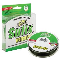 Плетеный шнур Sufix Matrix Pro 135 м  PE # 2 Зеленая 0,25 мм   DS1WT03421TB1P — цена и наличие в каталоге