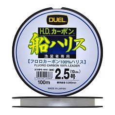 Флюорокарбон Duel H.D. Carbon Fune Leader Fluorocarbon 100% 100 м 0,26 мм    H955 — цена и наличие в каталоге