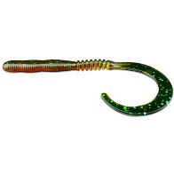 Силиконовая приманка Reins Curly Curly 100 мм 15 шт 565-Motor Oil Green   CC-565 — варианты, разновидности модели