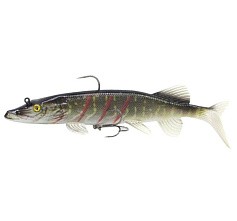 Силиконовая приманка Fox Rage Realistic Pike 25 250 мм 1 шт Super Wounded Pike   NSL1106 — цена и наличие в каталоге