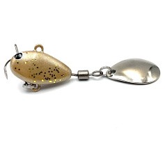 Тейл-спиннер UF Studio Hurricane 35 35 гр 85 мм Gold glitter   H35Gg — цена и наличие в каталоге