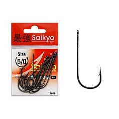 Крючок Одинарный Saikyo BS-2313 №5/0 10 шт BN   BS-2313BN5/0-10 — цена и наличие в каталоге