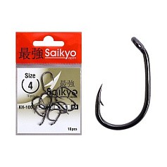 Крючок Одинарный Saikyo KH-10098 Clever Carp №4 10 шт BN   KH-10098BN4-10 — цена и наличие в каталоге