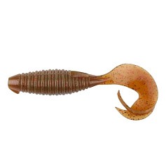 Силиконовая приманка Keitech Flapper Grub 4 101 мм 7 шт PAL #07 Motor Oil Red Flake — цена и наличие в каталоге